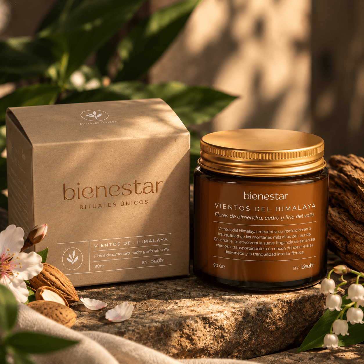 Vela Aromática · 90 gr Vientos del Himalaya