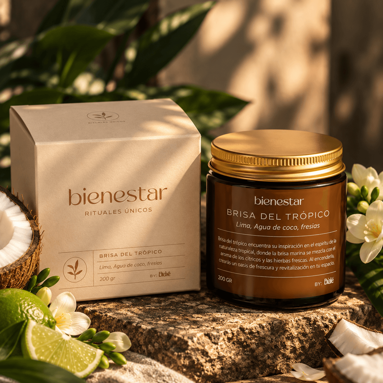 Vela Aromática · 90 gr Brisa del Trópico